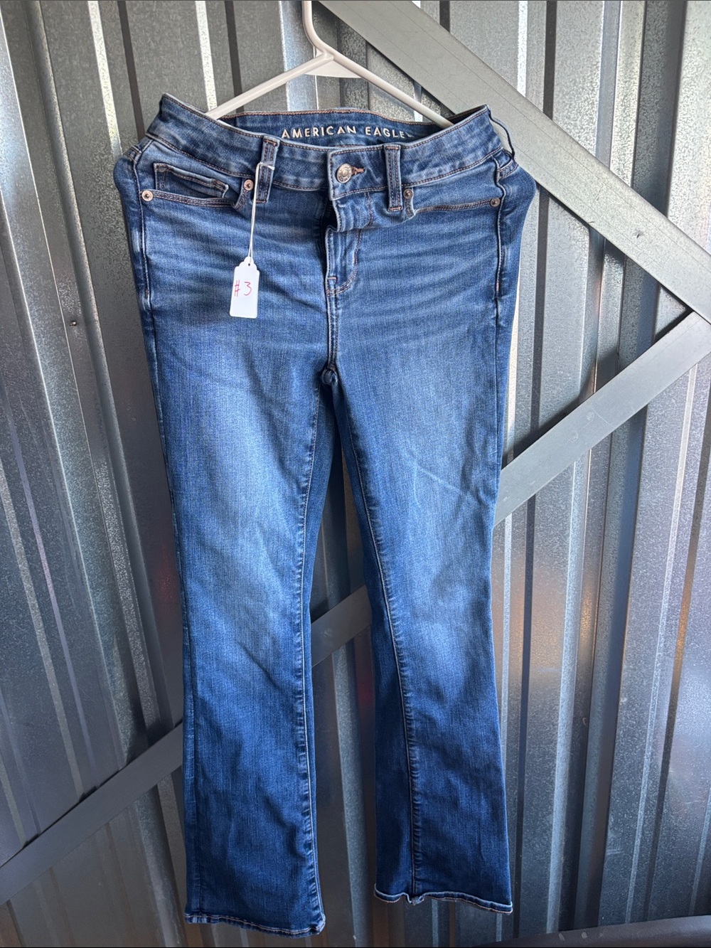 American Eagle Outfitters Medium Blue Flare Jeans